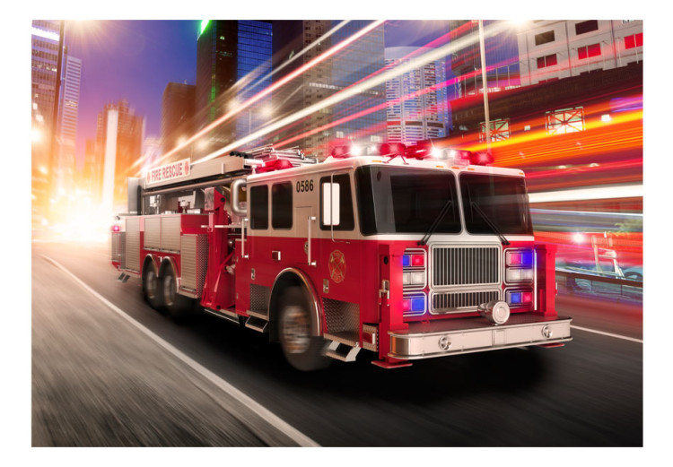Wall Mural Fire truck 61128 additionalImage 1