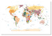 Canvas Print World Map: Travel Around the World 90228