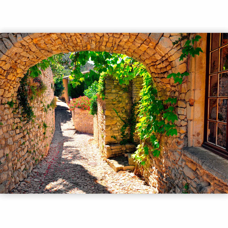 Photo Wallpaper Summer in Provence - summer cityscape with Mediterranean architecture 91628 additionalImage 1