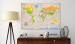 Decorative Pinboard Maps: Vintage Style [Cork Map] 95928 additionalThumb 3
