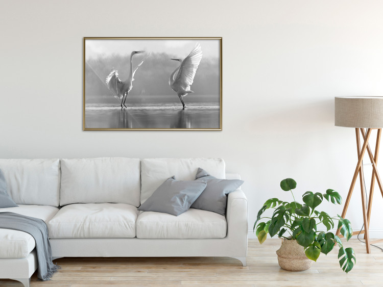 Wall Poster Heron Love [Poster] 115138 additionalImage 7