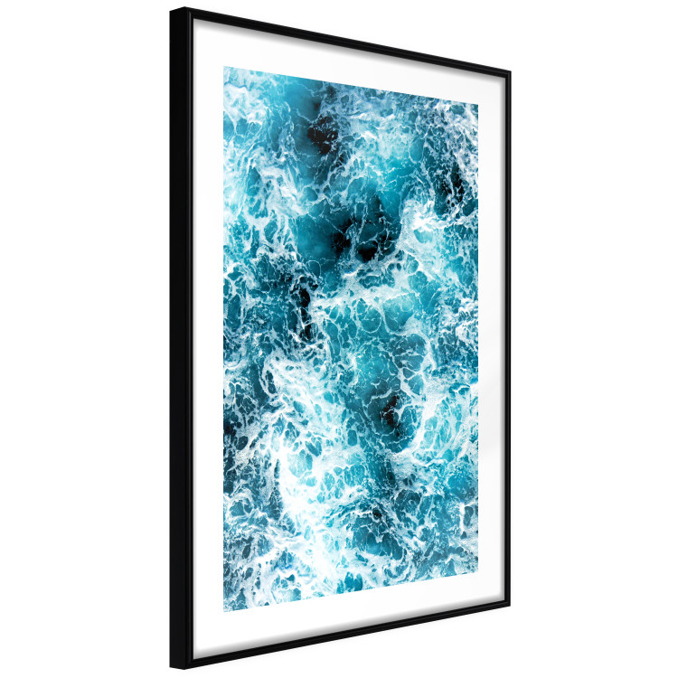 Wall Poster Sea Current - nautical composition with foamy sea waves 115238 additionalImage 12
