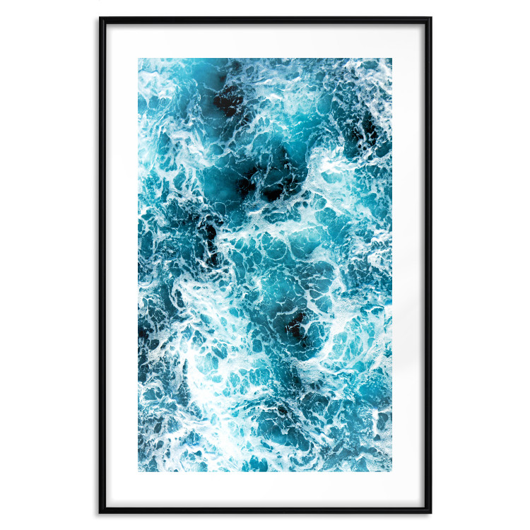 Wall Poster Sea Current - nautical composition with foamy sea waves 115238 additionalImage 15