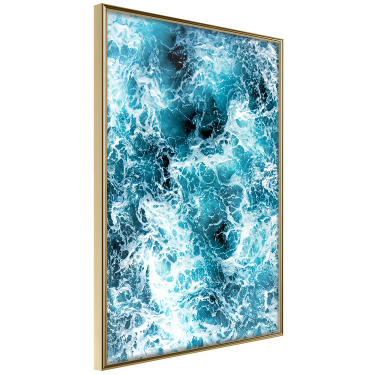 Wall Poster Sea Current - nautical composition with foamy sea waves 115238 additionalImage 10