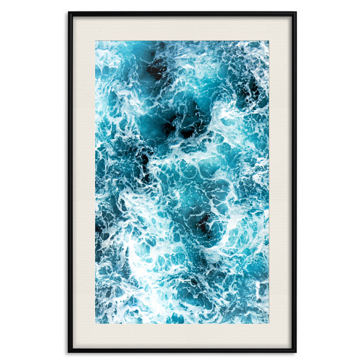 Wall Poster Sea Current - nautical composition with foamy sea waves 115238 additionalImage 19