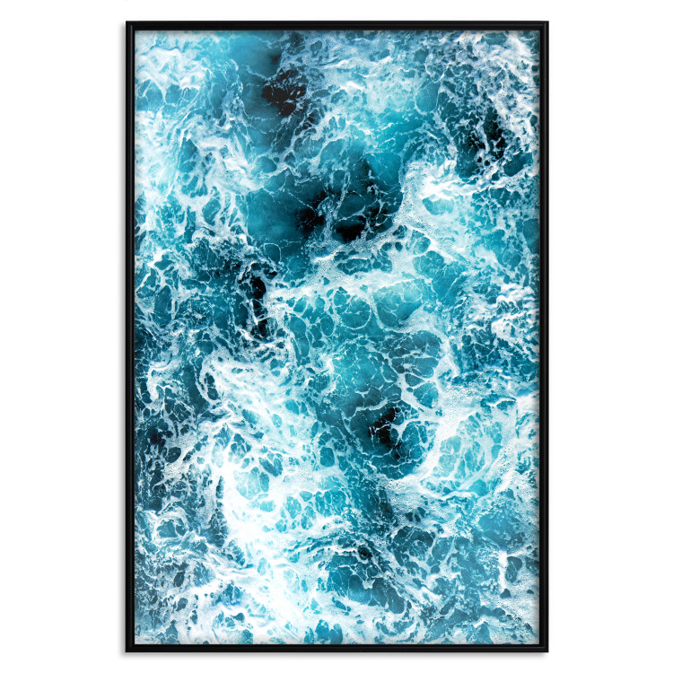 Wall Poster Sea Current - nautical composition with foamy sea waves 115238 additionalImage 16