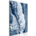 Canvas Sea power - aerial view of Scandinavian waves next to a sandy beach 117238 additionalThumb 2