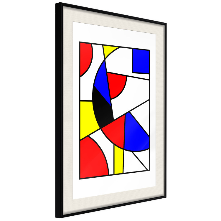 Wall Poster De Stijl Abstraction - colorful composition with geometric shapes 117438 additionalImage 3