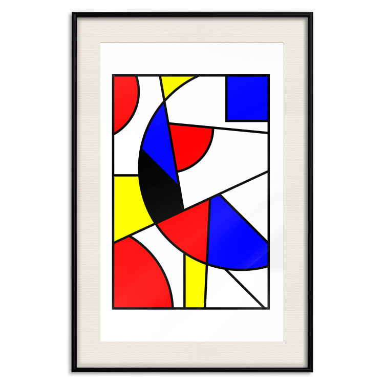 Wall Poster De Stijl Abstraction - colorful composition with geometric shapes 117438 additionalImage 18