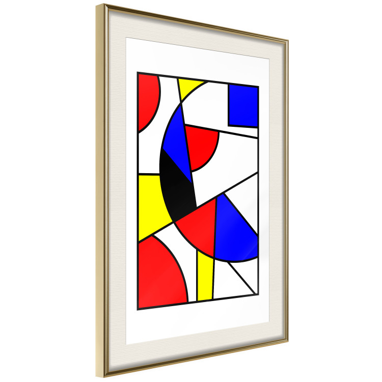 Wall Poster De Stijl Abstraction - colorful composition with geometric shapes 117438 additionalImage 2