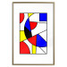 Wall Poster De Stijl Abstraction - colorful composition with geometric shapes 117438 additionalThumb 14