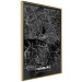 Wall Poster Map of Hamburg - black and white composition with a map of the German city 118138 additionalThumb 14