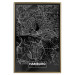 Wall Poster Map of Hamburg - black and white composition with a map of the German city 118138 additionalThumb 26
