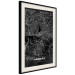 Wall Poster Map of Hamburg - black and white composition with a map of the German city 118138 additionalThumb 3