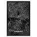 Wall Poster Map of Hamburg - black and white composition with a map of the German city 118138 additionalThumb 20