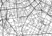Canvas Berlin - black and white minimalistic map of the German capital 118438 additionalThumb 5