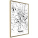 Poster City Map: Poznań - black and white map of Poznań with city name 123838 additionalThumb 14