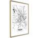 Poster City Map: Poznań - black and white map of Poznań with city name 123838 additionalThumb 6