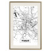 Poster City Map: Poznań - black and white map of Poznań with city name 123838 additionalThumb 19
