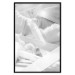 Poster Celestial Structure - white abstraction of clouds and geometric figures 123938 additionalThumb 24