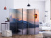 Folding Screen Worth Dreaming II (5-piece) - mountain landscape and balloon against the sky 124038 additionalThumb 2