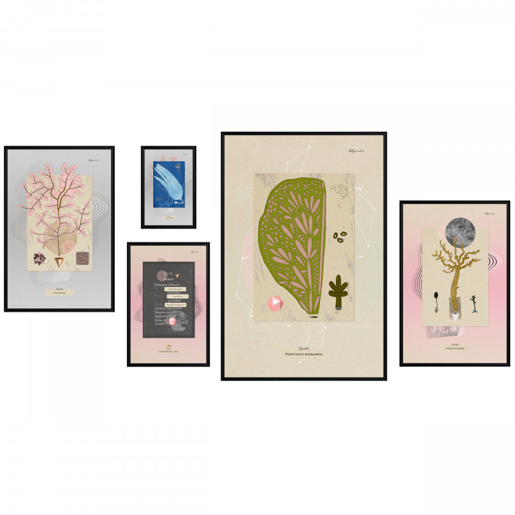 Set of wall art Misterious Plants 124738 additionalImage 1