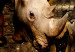 Large canvas print Golden Rhino [Large Format] 125438 additionalThumb 4