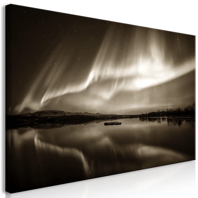 Large canvas print Lake in Sepia II [Large Format] 125538 additionalImage 2