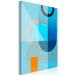 Canvas Art Print Blue Surface (1 Part) Vertical 126638 additionalThumb 2