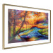 Wall Poster Autumn in the Park - landscape of a colorful forest scene in a watercolor motif 127038 additionalThumb 7