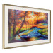 Wall Poster Autumn in the Park - landscape of a colorful forest scene in a watercolor motif 127038 additionalThumb 3