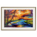 Wall Poster Autumn in the Park - landscape of a colorful forest scene in a watercolor motif 127038 additionalThumb 20