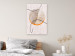 Canvas Print Circle and two black lines - grey boho style abstraction 127338 additionalThumb 3