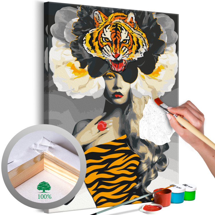 Paint by Number Kit Eye of the Tiger 127438