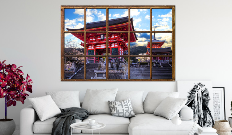 Large canvas print Window to Kyoto [Large Format] 128538 additionalImage 5