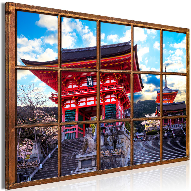 Large canvas print Window to Kyoto [Large Format] 128538 additionalImage 2