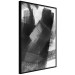 Wall Poster Trouble - artistic black composition of patterns on a light white background 128638 additionalThumb 10