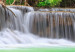 Canvas Print Waterfall in Kanjanaburi (1-part) wide - landscape of wild nature 128838 additionalThumb 5