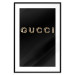 Poster Gucci - golden English text with glitter on a solid black background 130338 additionalThumb 15