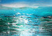 Canvas Art Print Lake Baikal (1-piece) Narrow - abstract winter lake 131738 additionalThumb 5