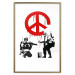 Poster CND Soldiers - soldiers painting a hippie symbol in Banksy style 132438 additionalThumb 16