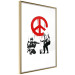 Poster CND Soldiers - soldiers painting a hippie symbol in Banksy style 132438 additionalThumb 6