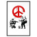 Poster CND Soldiers - soldiers painting a hippie symbol in Banksy style 132438 additionalThumb 18