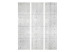 Room Separator Domino (3-piece) - simple composition with a gray concrete texture 133438 additionalThumb 3