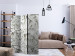 Room Divider Screen Artistry of Nature (3-piece) - composition of white floral ornaments 134338 additionalThumb 4
