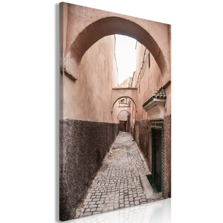 Canvas Print Moroccan Alleys (1-piece) Vertical - streets in Arab style 134738 additionalImage 2