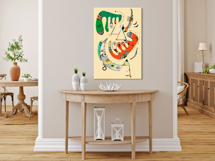 Paint by Number Kit Vasily Kandinsky: Vert et rouge 134838 additionalImage 2