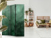 Room Divider Green Banana Trees (3-piece) - Emerald composition in leaves 136138 additionalThumb 2