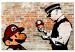 Large canvas print Caught Mario [Large Format] 137538