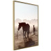 Poster Morning of Memories - landscape of running horses against a misty forest 138038 additionalThumb 23